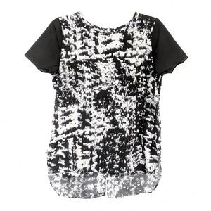 Cynthia Rowley high low blouse